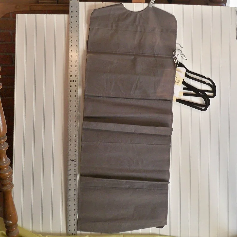 7 Non-Slip Hangers & 8 Though Slot Hanging Organizer